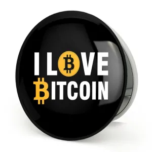 آینه تاشو I Love Bitcoin