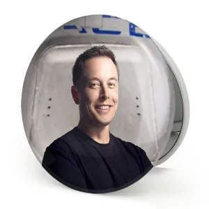 آینه تاشو ایلان ماسک Elon Musk