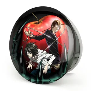 آینه تاشو لایت و ال انیمه دفترچه مرگ Death Note