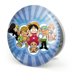 آینه تاشو لوفی و چوپر و زورو و اوسوپ انیمه وان پیس One Piece