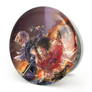 آینه تاشو پرتگاس دی ایس و لوفی و سابو انیمه وان پیس One Piece