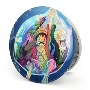 آینه تاشو لوفی و سانجی و زورو انیمه وان پیس One Piece