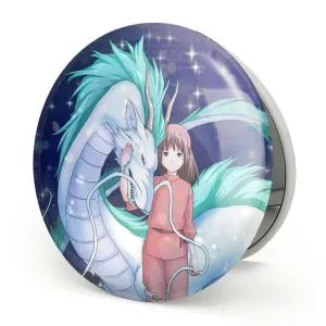 آینه تاشو چیهیرو و هاکو انیمه شهر اشباح Spirited Away