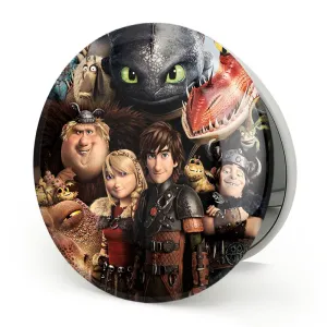 آینه تاشو اژدها سواران DreamWorks Dragons
