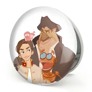 آینه تاشو انیمیشن سیاره گنج Treasure Planet