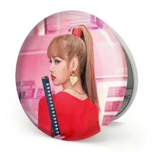 آینه تاشو لیسا بلک پینک Black Pink