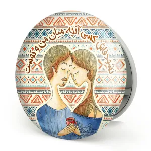 آینه تاشو تایپوگرافی