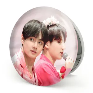 آینه تاشو تهیونگ و جونگ کوک ویکوک گروه بی تی اس BTS
