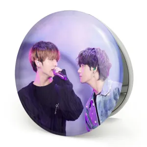 آینه تاشو تهیونگ و جونگ کوک ویکوک گروه بی تی اس BTS