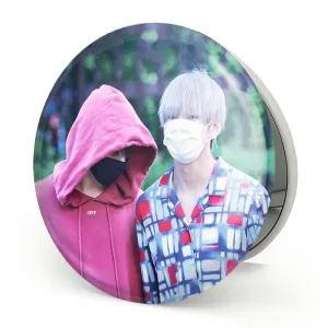 آینه تاشو تهیونگ و جونگ کوک ویکوک گروه بی تی اس BTS