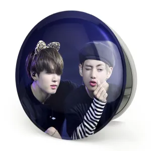 آینه تاشو تهیونگ و جونگ کوک ویکوک گروه بی تی اس BTS