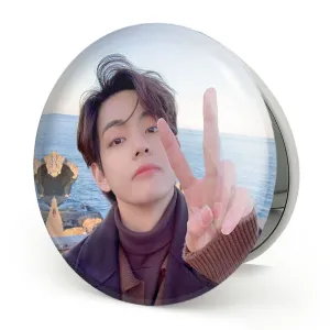 آینه تاشو تهیونگ وی Taehyung گروه بی تی اس BTS