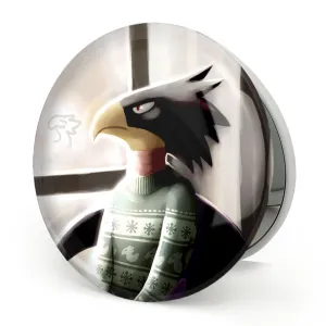 آینه تاشو مرد کلاغی انیمه آکادمی قهرمان من