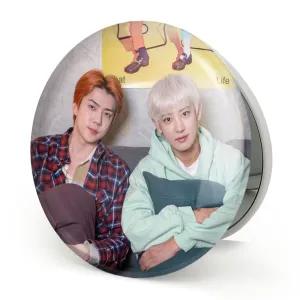 آینه تاشو سهون و چانیول گروه اکسو EXO