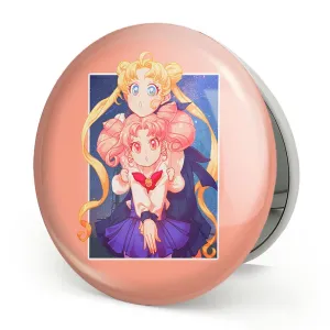 آینه تاشو چیبیوسا و اوساگی تسوکینو انیمه سیلور مون Sailor Moon