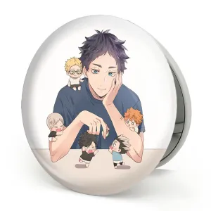 آینه تاشو تیم کاراسونو انیمه هایکیو Haikyu