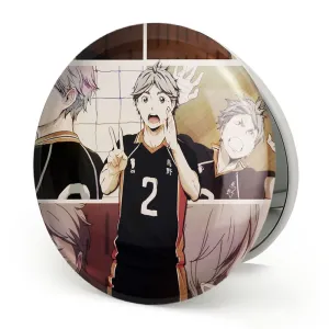 آینه تاشو میا اوسامو انیمه هایکیو Haikyu