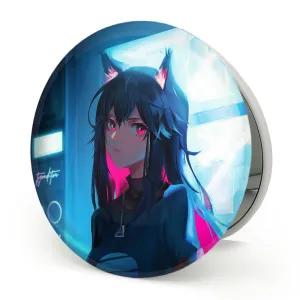 آینه تاشو دختر انیمه ای