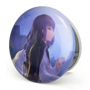 آینه تاشو دختر انیمه ای