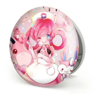 آینه تاشو دختر انیمه ای