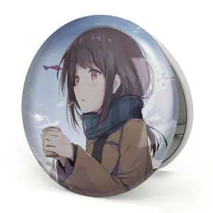 آینه تاشو دختر انیمه ای