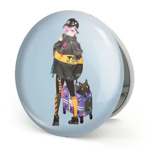 آینه تاشو دختر انیمه ای