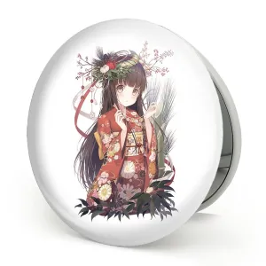 آینه تاشو دختر انیمه ای