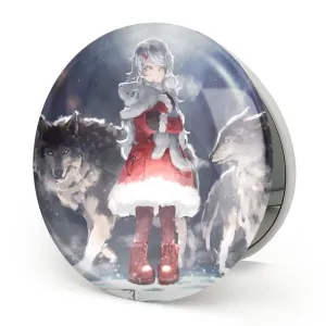 آینه تاشو دختر انیمه ای