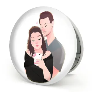 آینه تاشو عاشقانه
