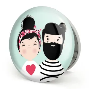 آینه تاشو عاشقانه