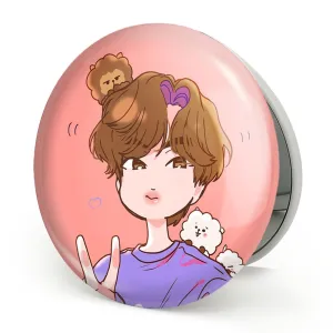 آینه تاشو جین Jin گروه بی تی اس BTS