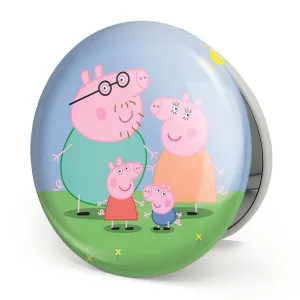 آینه تاشو خانواده پپا پیگ انیمیشن پپا پیگ Peppa pig