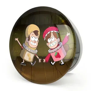 آینه تاشو میبل و دیپر انیمیشن آبشار جاذبه Gravity Falls