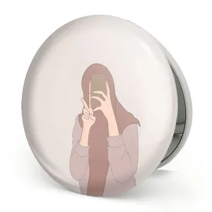 آینه تاشو مینیمال باحجاب