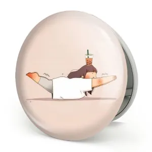 آینه تاشو دختر ورزشی