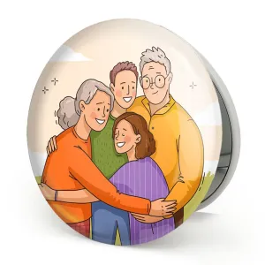 آینه تاشو خانواده شاد