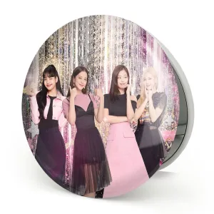 آینه تاشو گروه بلک پینک Black Pink
