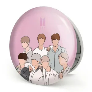 آینه تاشو گروه بی تی اس BTS