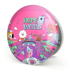 آینه تاشو مانگ BT21 Mang