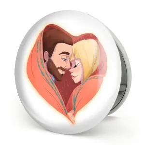 آینه تاشو عاشقانه