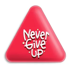 پیکسل مثلثی Never Give Up