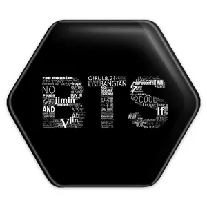 پیکسل شش ضلعی گروه بی تی اس BTS