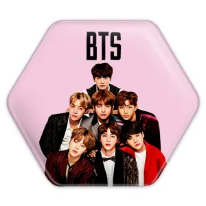 پیکسل شش ضلعی گروه بی تی اس BTS