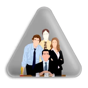 پیکسل مثلثی سریال آفیس The Office