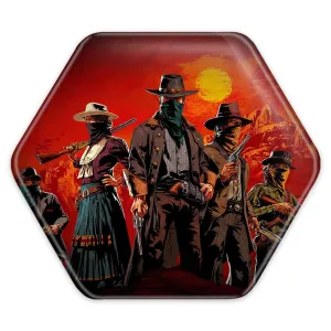 پیکسل شش ضلعی رد دد Red Dead