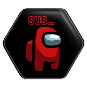 پیکسل شش ضلعی امانگ آس Among Us