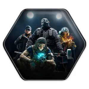 پیکسل شش ضلعی رینبو سیکس Rainbow Six