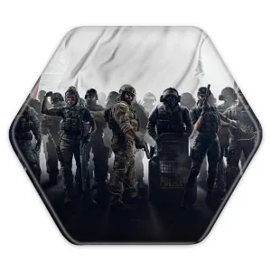 پیکسل شش ضلعی رینبو سیکس Rainbow Six