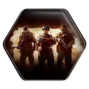 پیکسل شش ضلعی رینبو سیکس Rainbow Six
