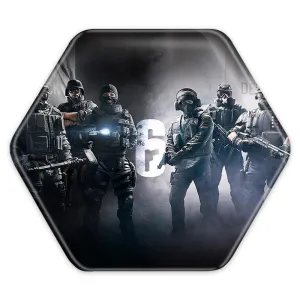 پیکسل شش ضلعی رینبو سیکس Rainbow Six